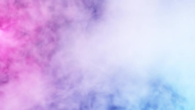 Loop and  Move forword into Pastel Haze, Pink Light, looks like a cloud of smoke in cosmic aerosol and lightning or sky or nebula in space or galaxy. 3D Rendering