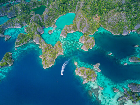 Raja Ampat aerial view, Indonesia