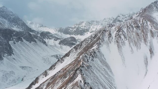 Mountains from aerial view. Landscape. Nature. Travel.