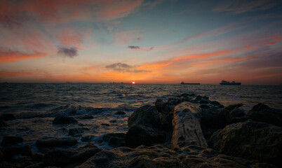 Dawn in the Kerch Strait