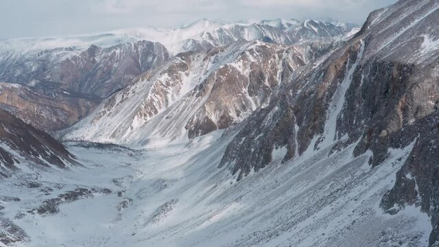 Mountains from aerial view. Landscape. Nature. Travel.