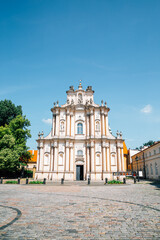Obraz premium Roman Catholic Church of the Visitants in Warsaw, Poland