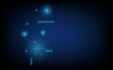 Abstract technology background, communication concept, futuristic digital innovation background vector illustration