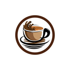 coffee bean icon vector