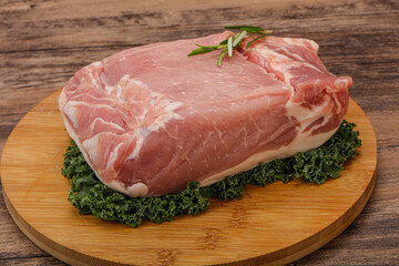 Pork meat piece for cooking