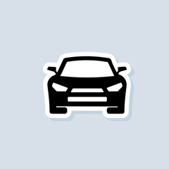 Obraz na płótnie Canvas Car sticker, logo, icon. Vector. Automobile logo. Machine icons. Vector on isolated background. EPS 10