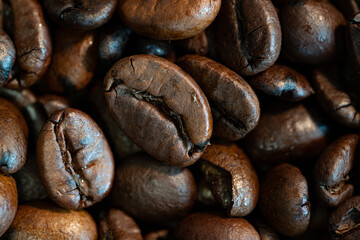 coffee beans macro