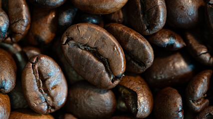 coffee beans macro