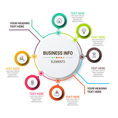 Fototapeta premium Infographic Templates for Business Vector Illustration. can be used for diagram infograph chart business presentation or web , Vector design element illustration 