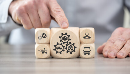 Concept of home delivery