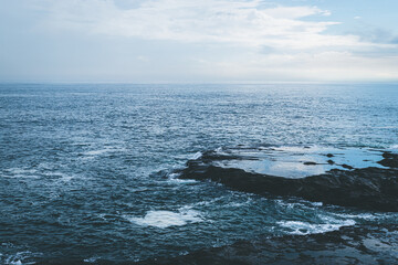 荒れた海