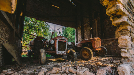 Ruins of an abandoned building. © Supat