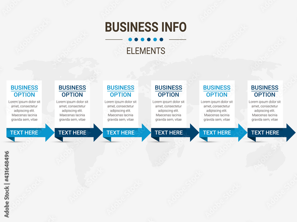 Poster vector illustration infographic design template with icons. can be used for workflow layout, diagram