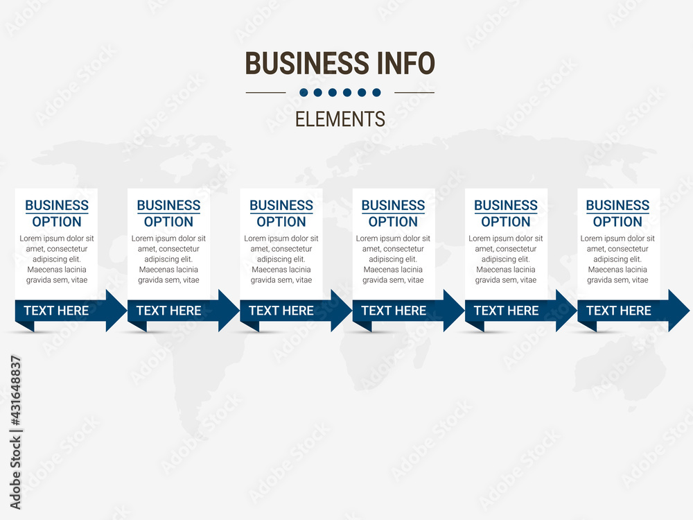 Poster vector illustration infographic design template with icons. can be used for workflow layout, diagram