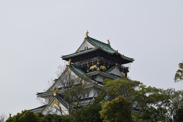 Obraz premium 大阪城天守閣