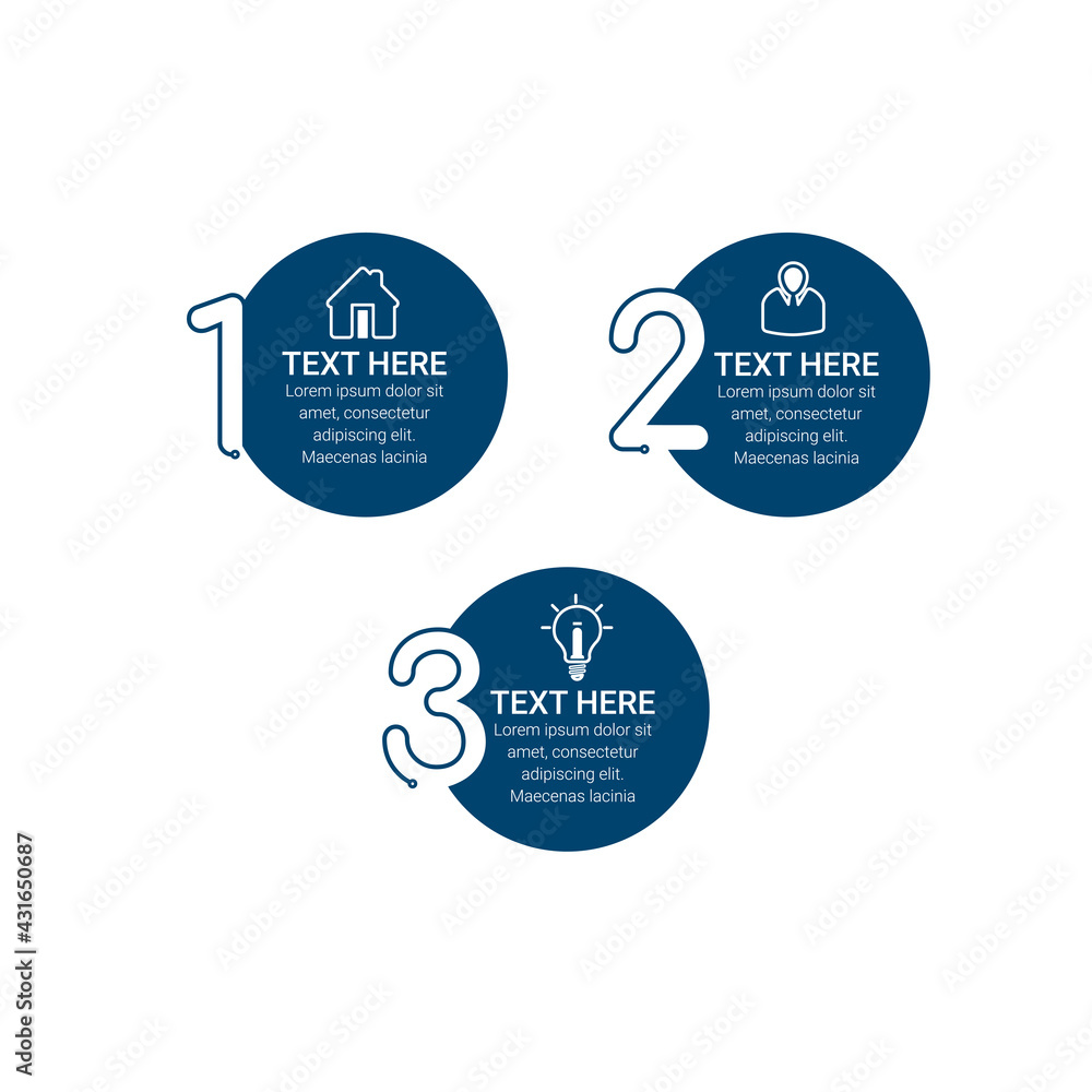 Poster business data visualization. timeline infographic icons designed for abstract background template. v