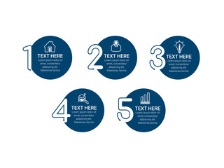 Business data visualization. timeline infographic icons designed for abstract background template. vector banner can be used for workflow layout, diagram,presentation, education or any number option.
