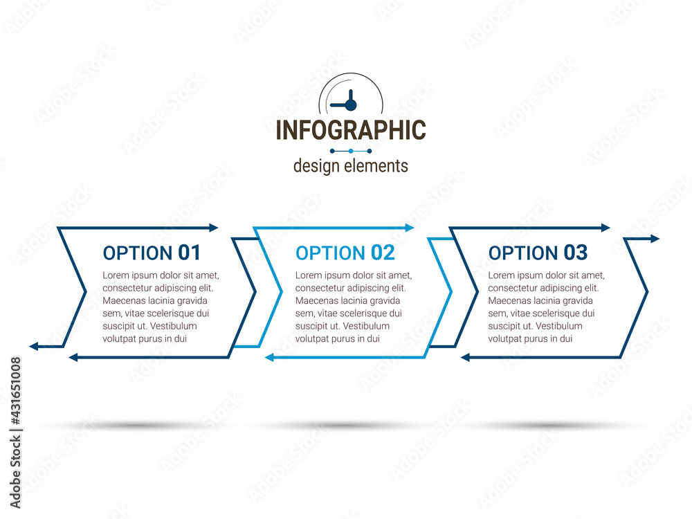 Poster business data visualization. timeline infographic icons designed for abstract background template. v