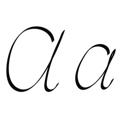 illustration of a black and white symbol of a dog