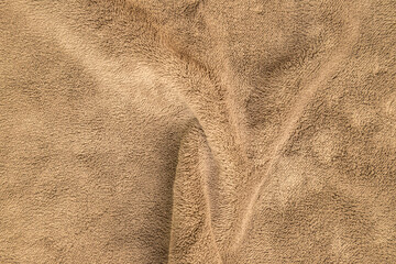 Brown towels texture use for background