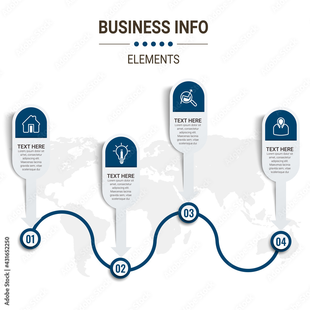 Poster vector business infographics. financial analysis data graphs and diagram, marketing statistic workfl