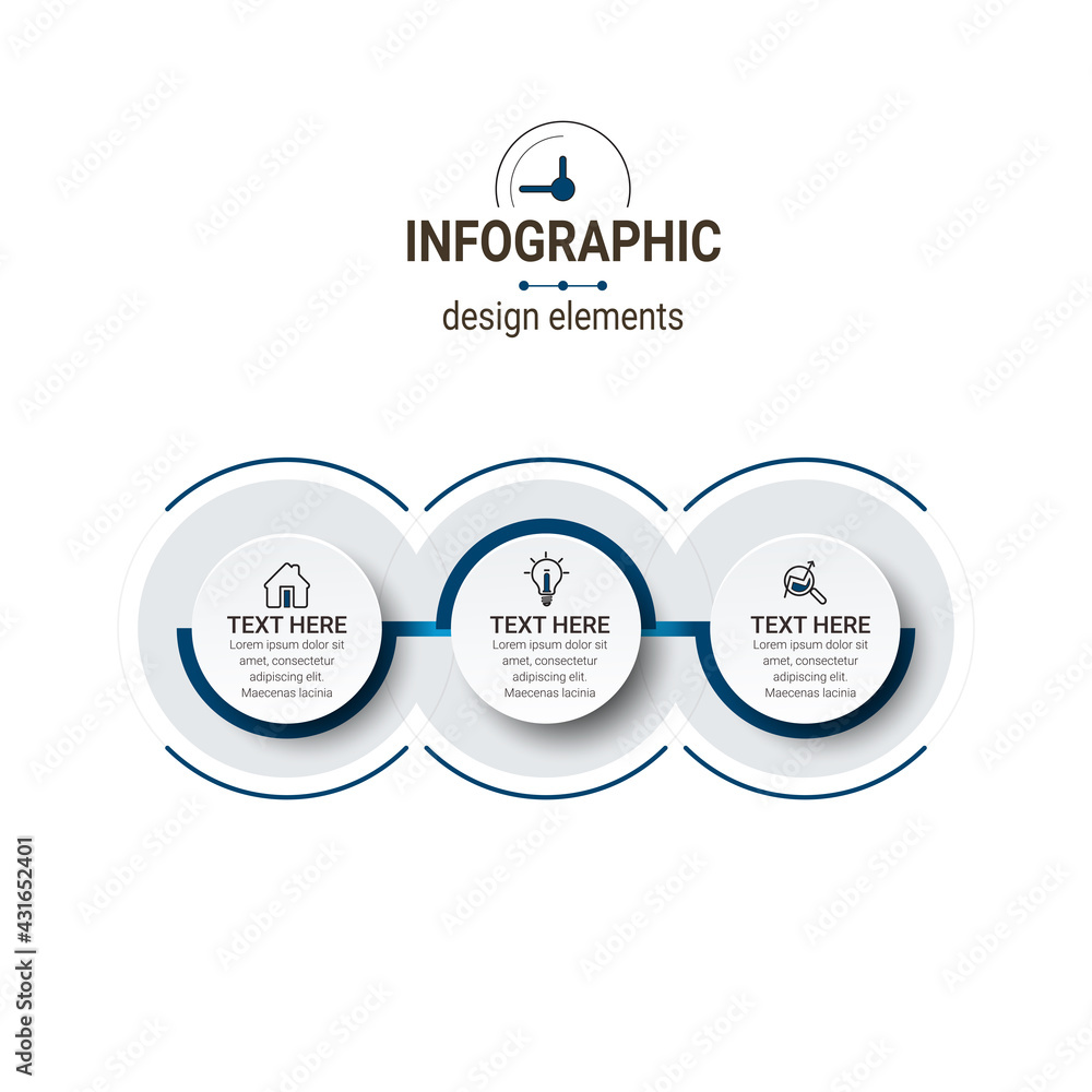 Poster vector business infographics. financial analysis data graphs and diagram, marketing statistic workfl