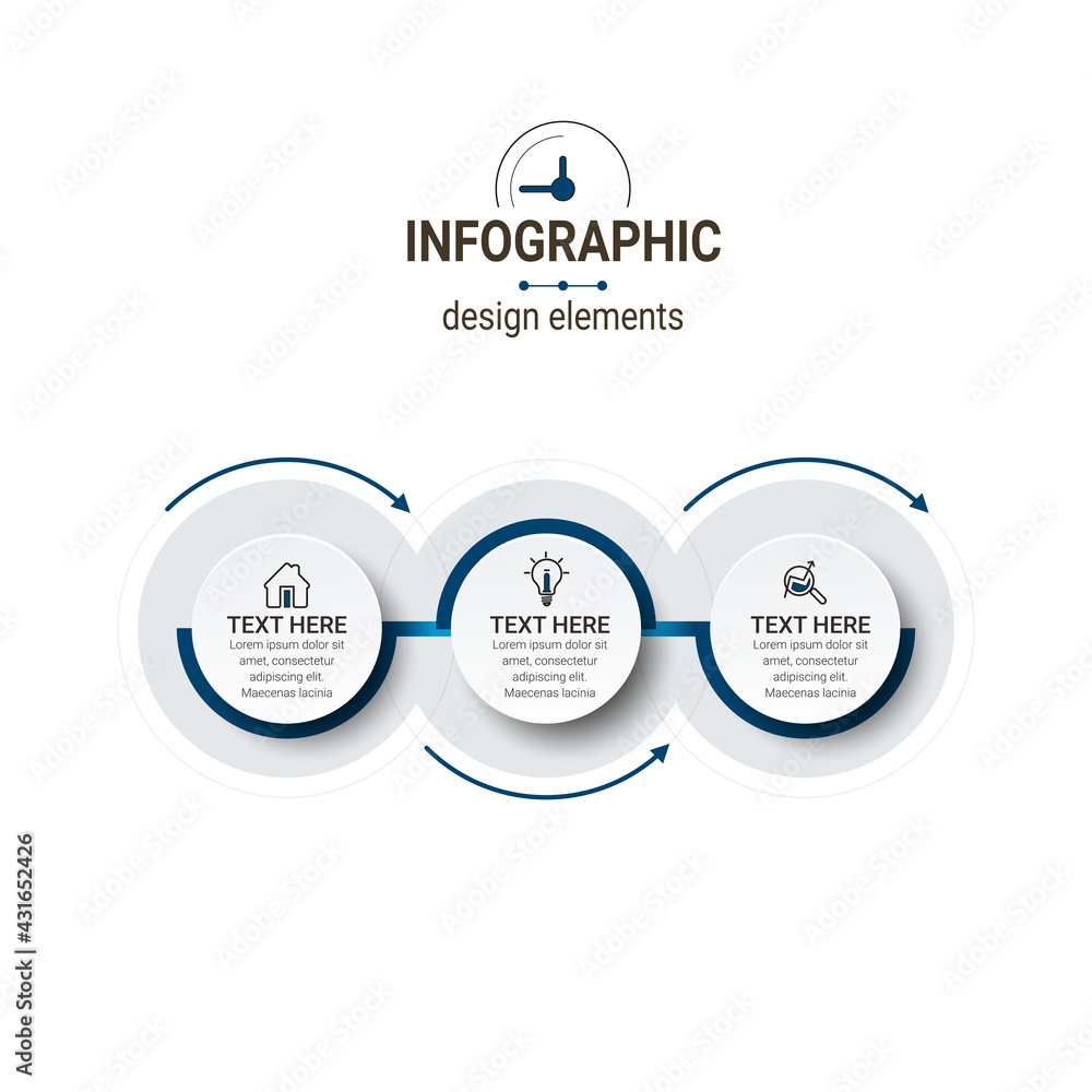 Poster vector business infographics. financial analysis data graphs and diagram, marketing statistic workfl