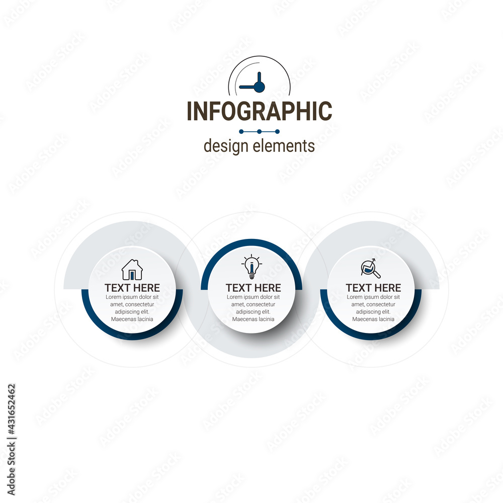 Poster vector business infographics. financial analysis data graphs and diagram, marketing statistic workfl