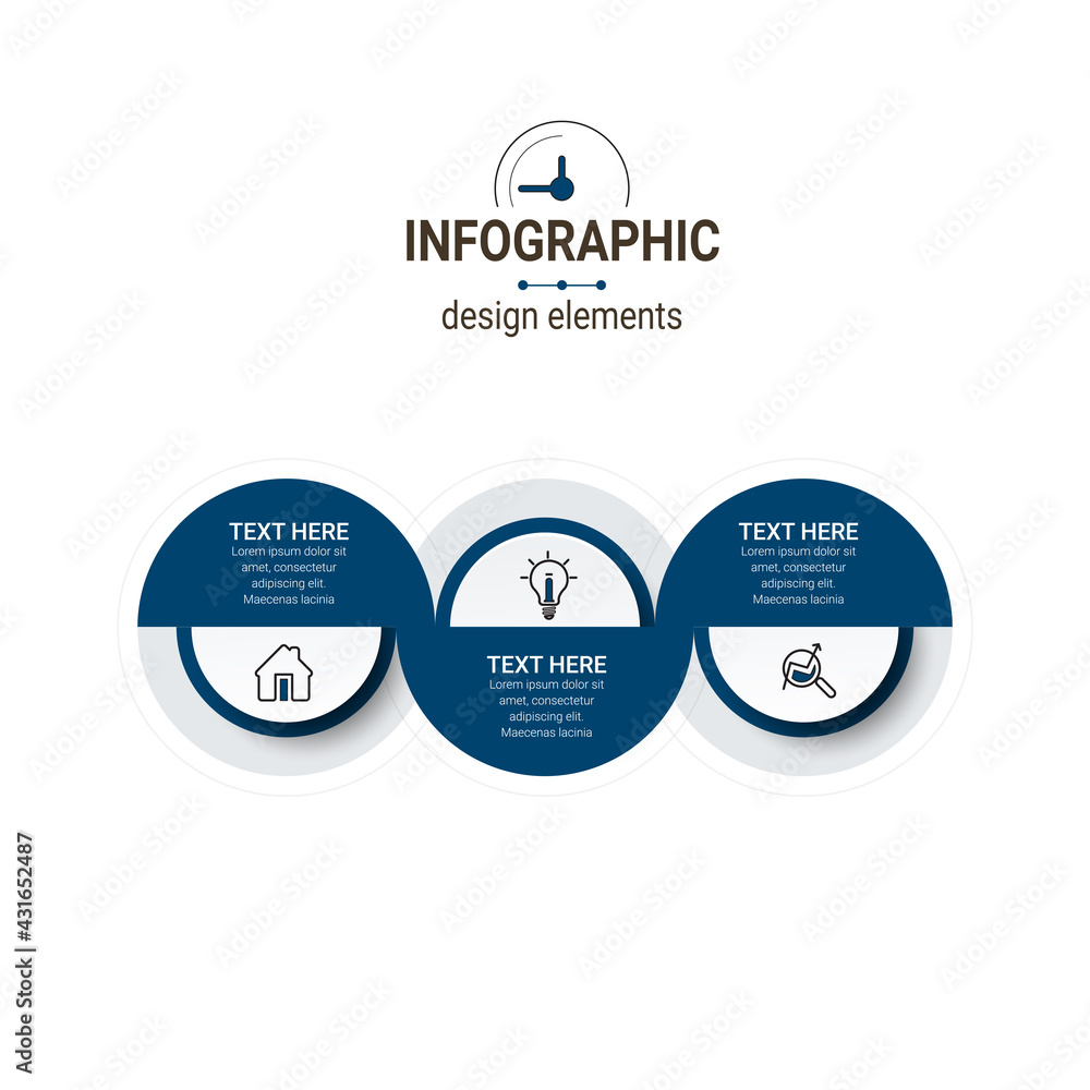 Poster vector business infographics. financial analysis data graphs and diagram, marketing statistic workfl