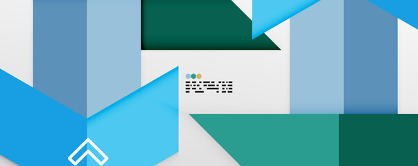Shiny color triangles and geometric shapes vector abstract background