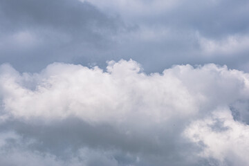 white cloud on gray sky