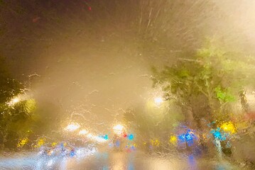 extremer Regen am Abend, Changchun, Jilin China