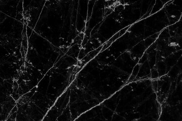 Natural black marble stone background pattern