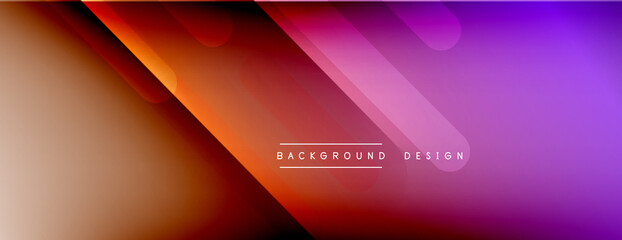 Dynamic lines abstract background. 3D shadow effects and fluid gradients. Modern overlapping forms