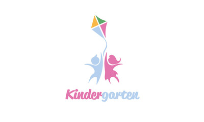 Fototapeta na wymiar Kindergarten Logo 