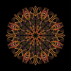mandala art ornament for printing