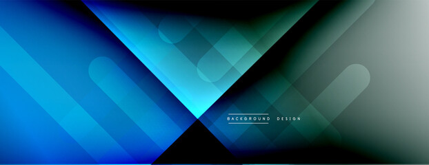 Dynamic lines abstract background. 3D shadow effects and fluid gradients. Modern overlapping forms