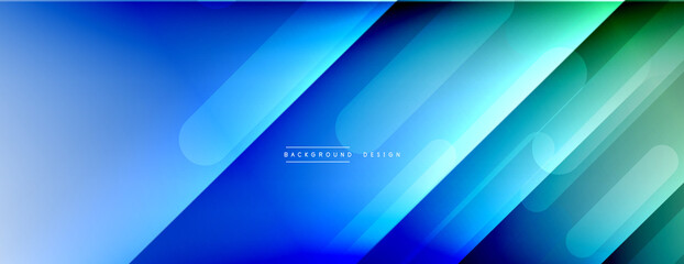 Dynamic lines abstract background. 3D shadow effects and fluid gradients. Modern overlapping forms