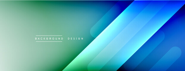 Dynamic lines abstract background. 3D shadow effects and fluid gradients. Modern overlapping forms