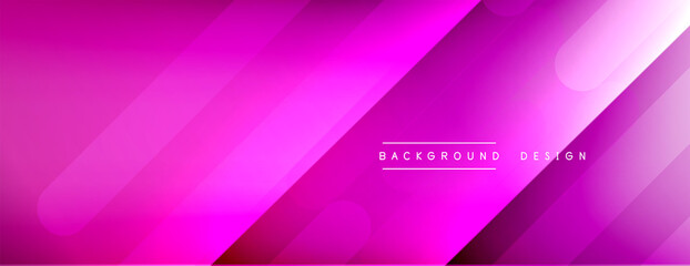 Dynamic lines abstract background. 3D shadow effects and fluid gradients. Modern overlapping forms