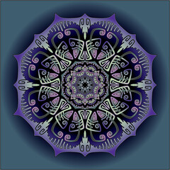 mandala art ornament for printing