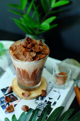 Tasty Cocoa Drink - Milk Chocolate with Cocoa Cereal topping
