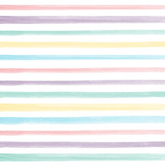 Colorful  watercolor brush stripes