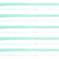 Green watercolor brush with stripes