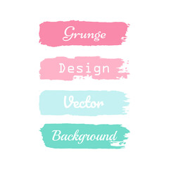 Grunge backgrounds for design in pastel colors