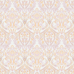 Seamless vintage vector background. Vector floral wallpaper baroque style pattern - obrazy, fototapety, plakaty