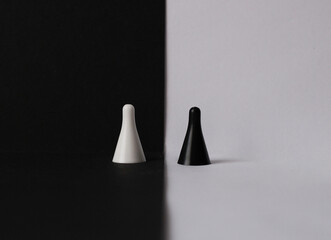 black and white racism