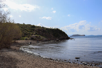 beach and sea