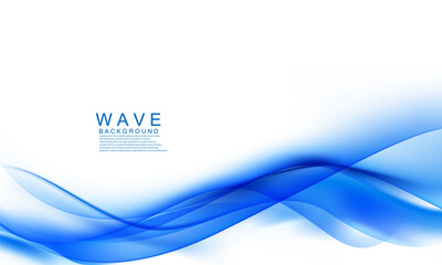 Abstract blue background poster with dynamic. technology network Vector illustration.