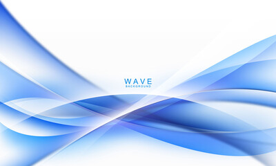 Naklejka premium Abstract blue background poster with dynamic. technology network Vector illustration.